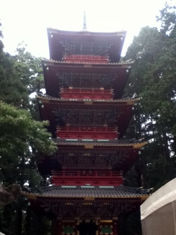 5-story pagoda. Because no important shrine area is complete without one